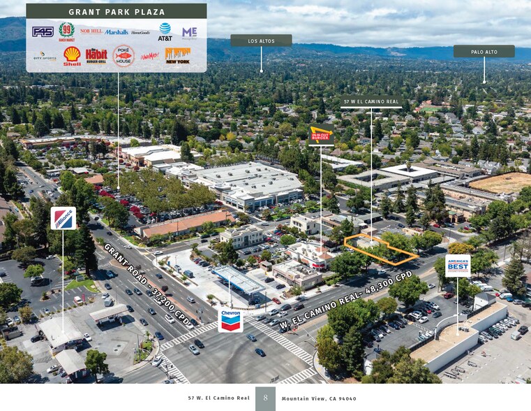57 W El Camino Real, Mountain View, CA à vendre - Photo de l’immeuble – Image 3 sur 5