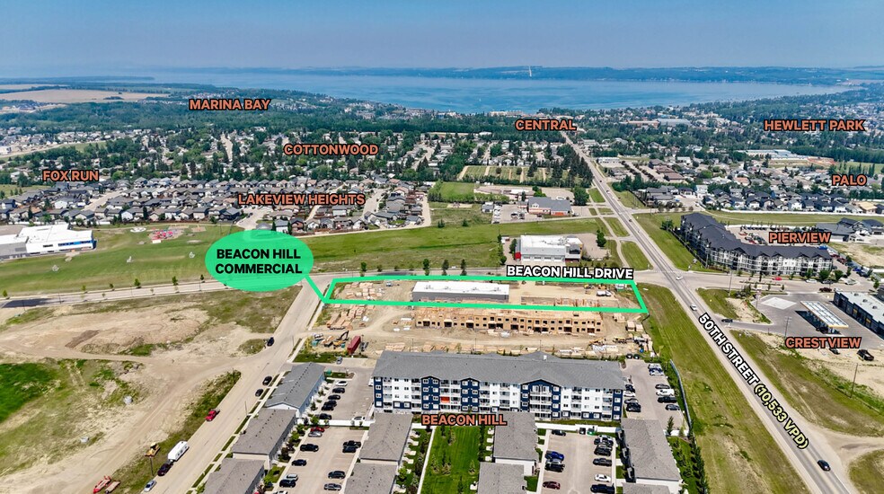1 Beacon Hill Dr, Sylvan Lake, AB à louer - Aérien – Image 3 sur 6