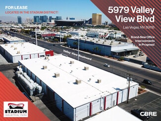 Plus de détails pour 5979 Valley View Blvd, Las Vegas, NV - Industriel/Logistique à louer