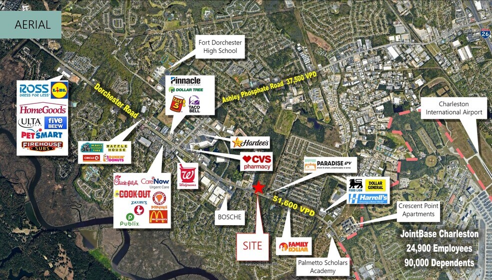 7950 Dorchester Road, Charleston, SC à vendre - Photo de l’immeuble – Image 2 sur 3
