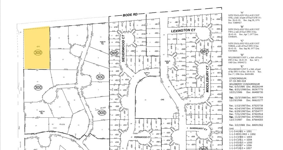 275-305 N Barrington Rd, Streamwood, IL à louer - Plan cadastral – Image 2 sur 4