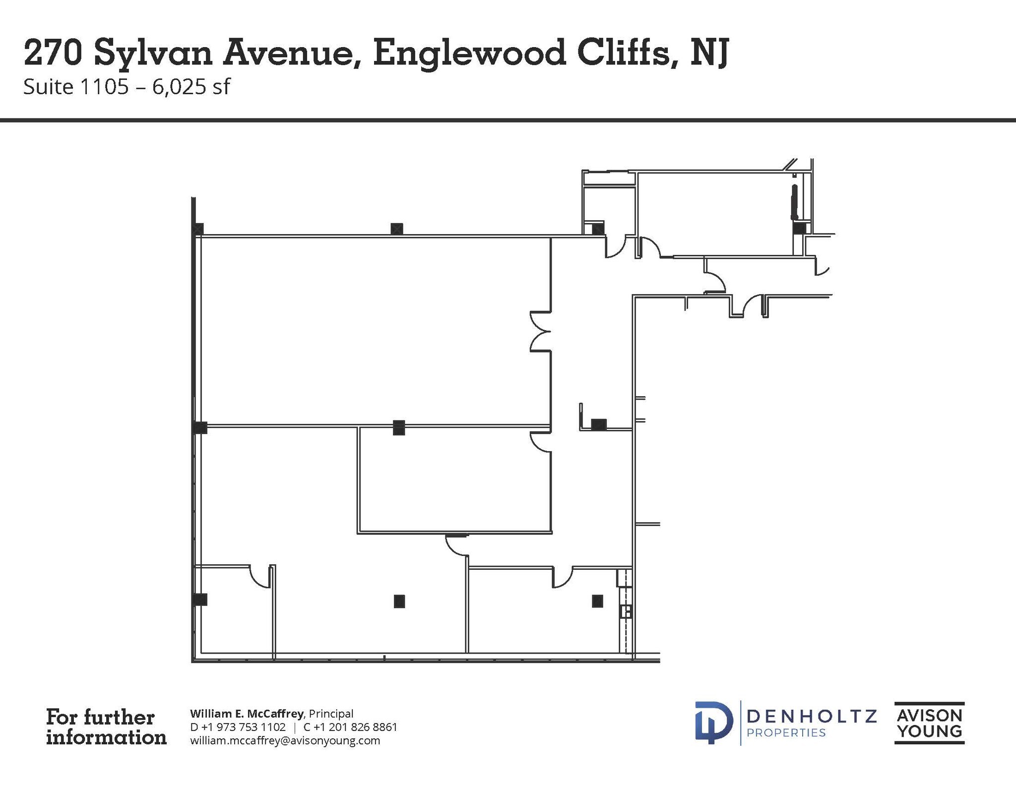 270 Sylvan Ave, Englewood Cliffs, NJ à louer Plan d’étage– Image 1 sur 1