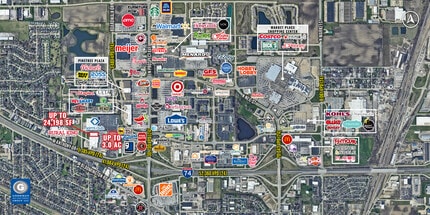 Marketview Dr, Champaign, IL - VUE AÉRIENNE vue de carte