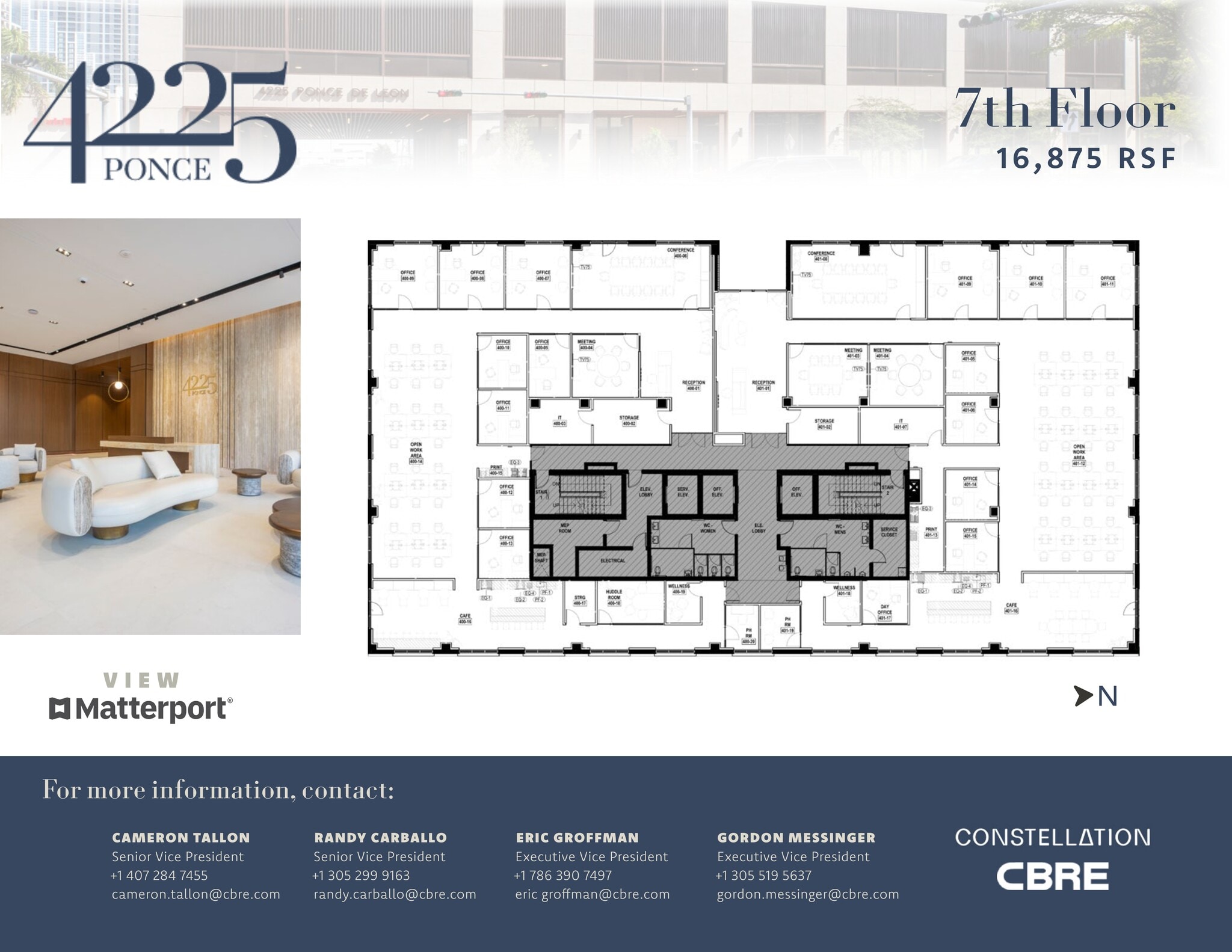 4225 Ponce de Leon Blvd, Coral Gables, FL à louer Plan de site– Image 1 sur 14