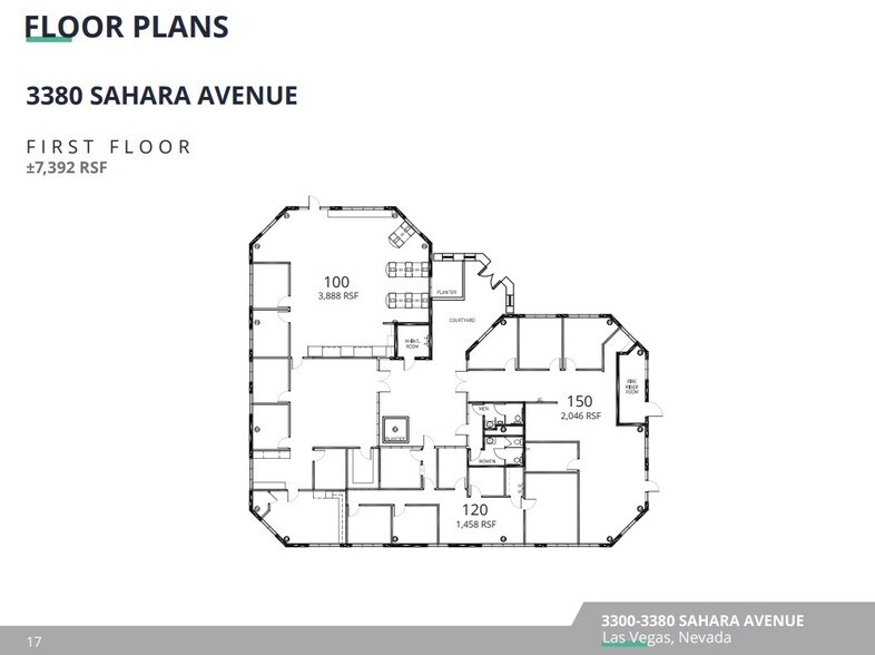 3380 W Sahara Ave, Las Vegas, NV à vendre - Plan d’étage – Image 2 sur 2