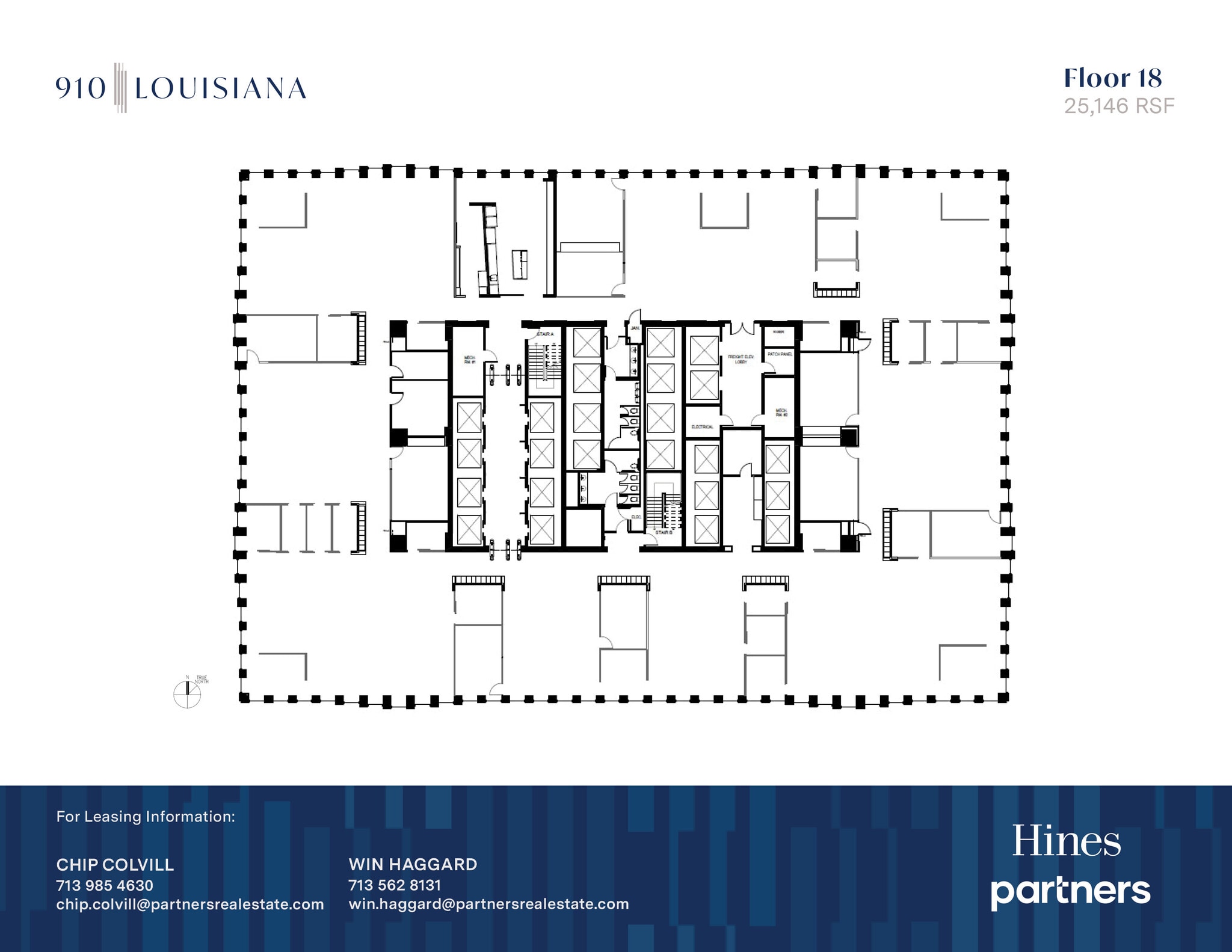 910 Louisiana St, Houston, TX à louer Plan d’étage– Image 1 sur 1