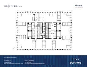 910 Louisiana St, Houston, TX à louer Plan d’étage– Image 1 sur 1