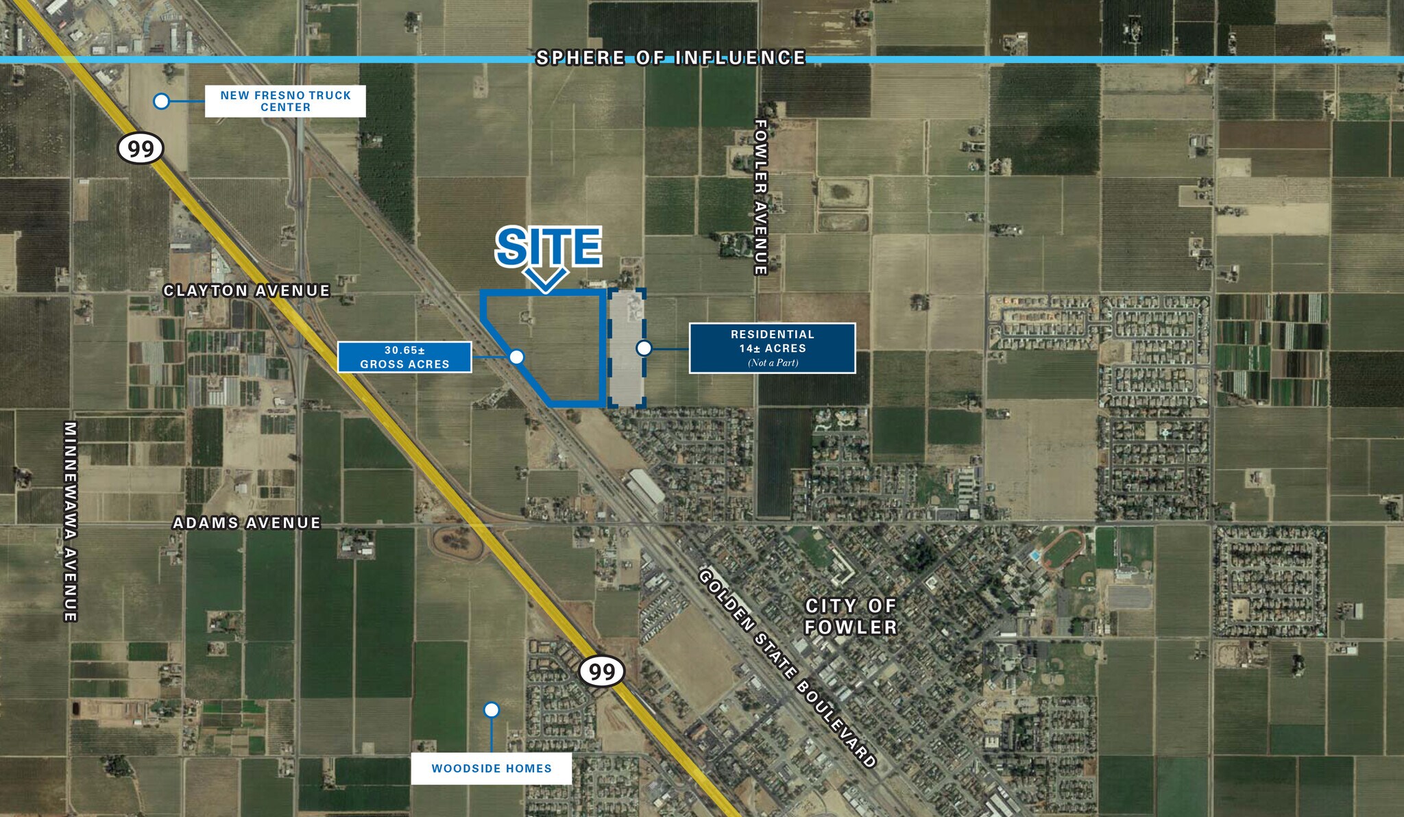 Clayton Ave, Fowler, CA à vendre Plan de site– Image 1 sur 3