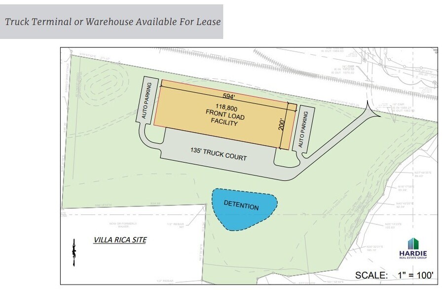 Barber Industrial Ct, Villa Rica, GA à louer - Plan de site – Image 2 sur 3