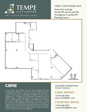 1400 E Southern Ave, Tempe, AZ à louer Plan d’étage– Image 2 sur 2