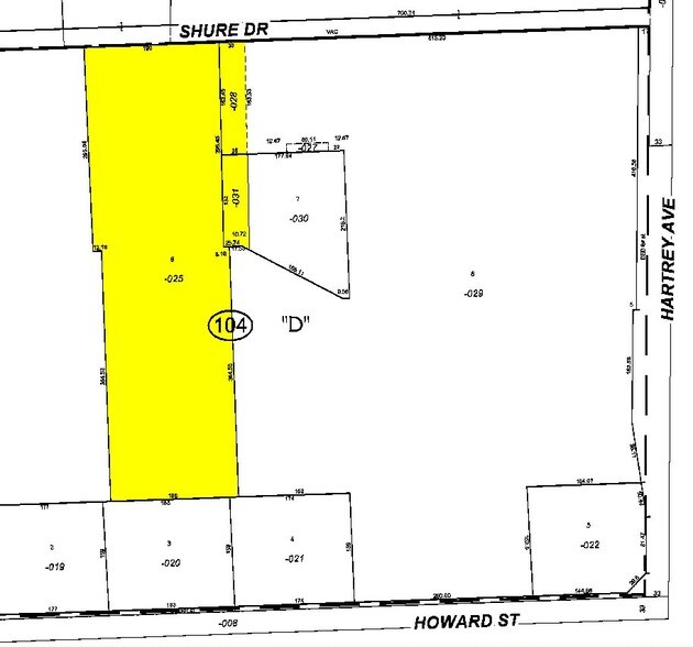 2301 Howard St, Evanston, IL à vendre - Plan cadastral – Image 2 sur 6