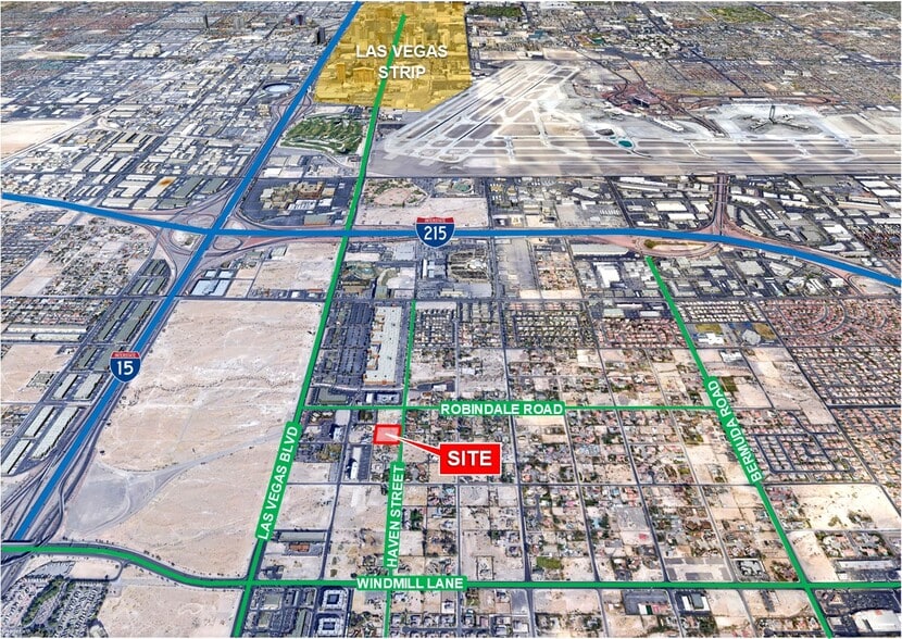 Haven St. & Robindale Rd., Las Vegas, NV à vendre - Aérien – Image 1 sur 4