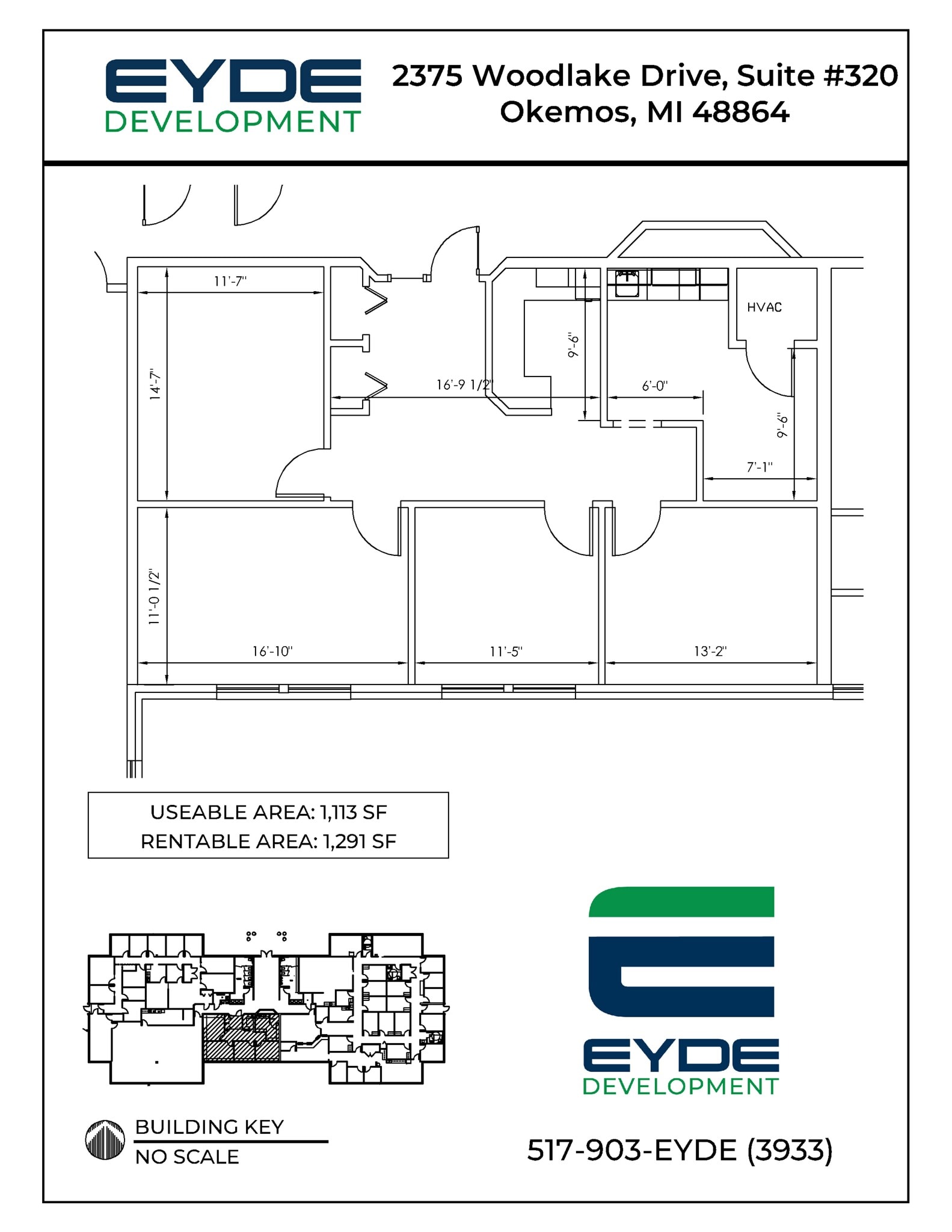 2375 Woodlake Dr, Okemos, MI à louer Plan de site– Image 1 sur 1