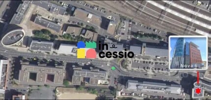 Le Mans - Vue aérienne  vue de carte