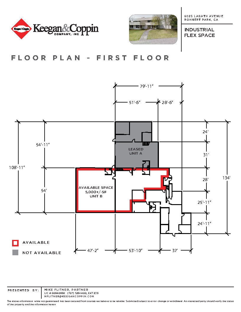 6025 Labath Ave, Rohnert Park, CA à louer Plan d’étage– Image 1 sur 1