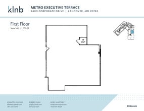 8400 Corporate Dr, Landover, MD à louer Plan d’étage– Image 1 sur 1