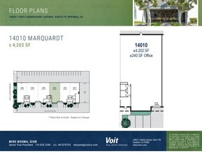 14004-14014 Marquardt Ave, Santa Fe Springs, CA à louer Plan d’étage– Image 1 sur 1
