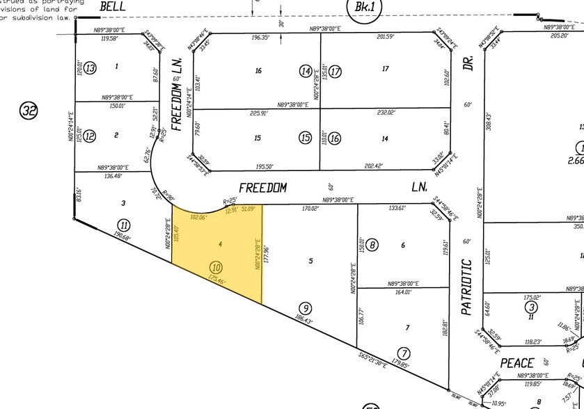 3037 Bell Dr, Atwater, CA à vendre - Plan cadastral – Image 2 sur 4
