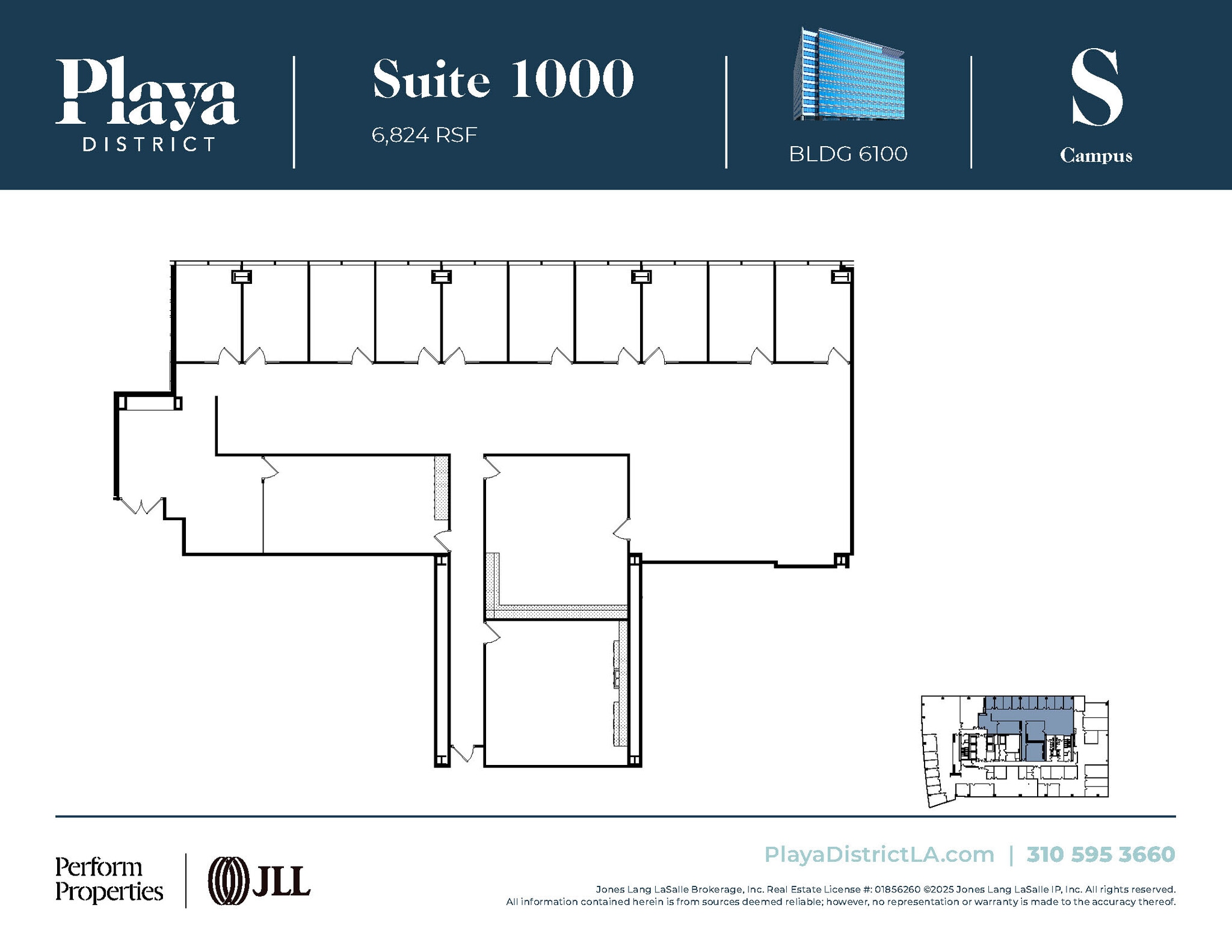 6100 Center Dr, Los Angeles, CA à louer Plan d’étage– Image 1 sur 1