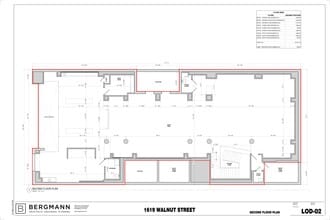 1619 Walnut St, Philadelphia, PA à louer Plan de site– Image 1 sur 19