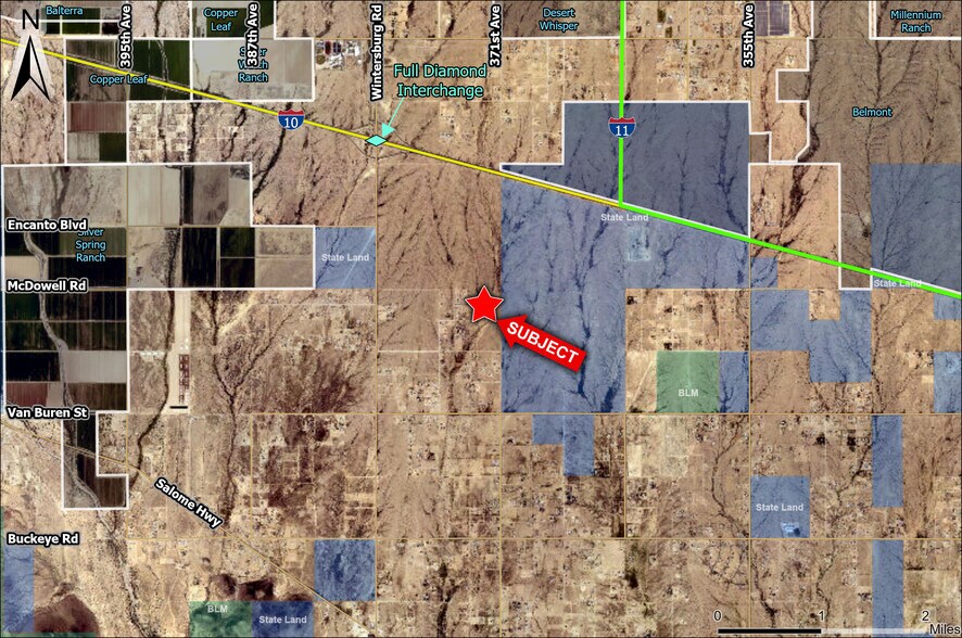 373rd & Culver St ave, Tonopah, AZ à vendre - Aérien – Image 3 sur 4