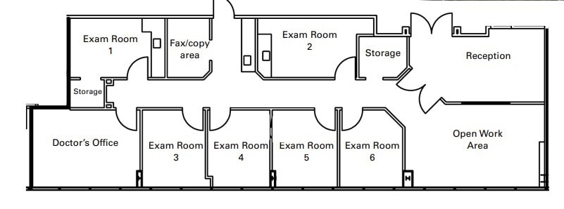 150 N Robertson Blvd, Beverly Hills, CA à louer Plan d’étage– Image 1 sur 2