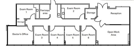 150 N Robertson Blvd, Beverly Hills, CA à louer Plan d’étage– Image 1 sur 2