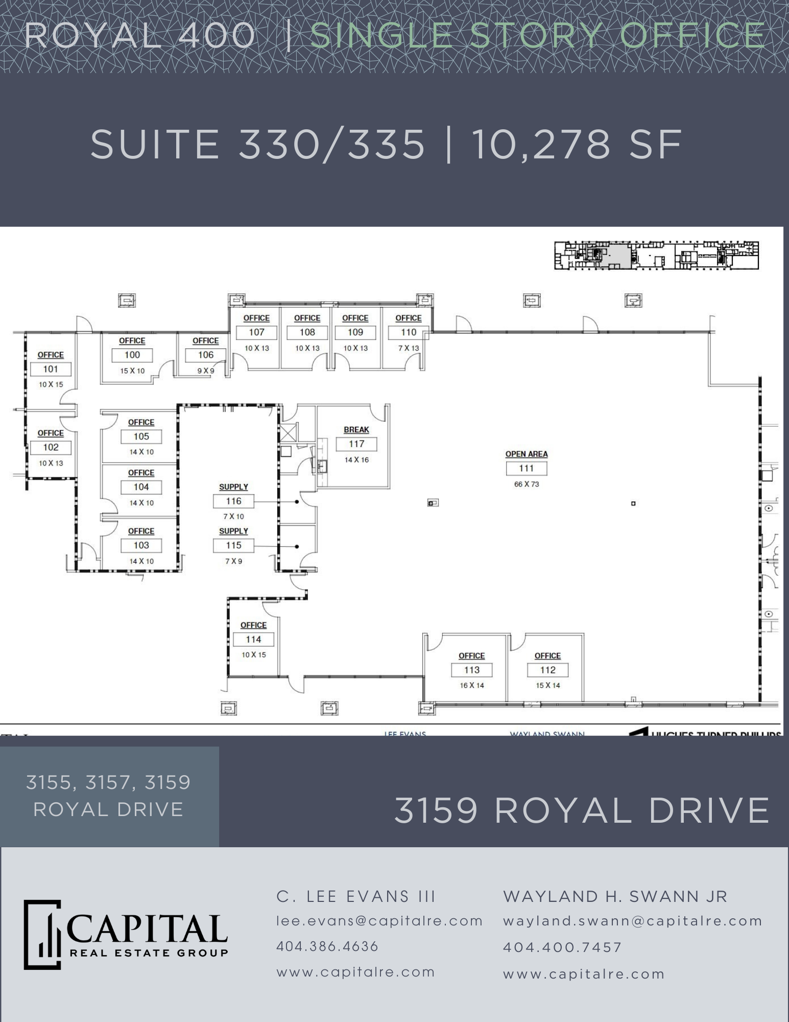 3155 Royal Dr, Alpharetta, GA à louer Plan d’étage– Image 1 sur 1