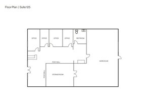 2205 Glendale Ave, Sparks, NV à louer Plan d’étage– Image 1 sur 3