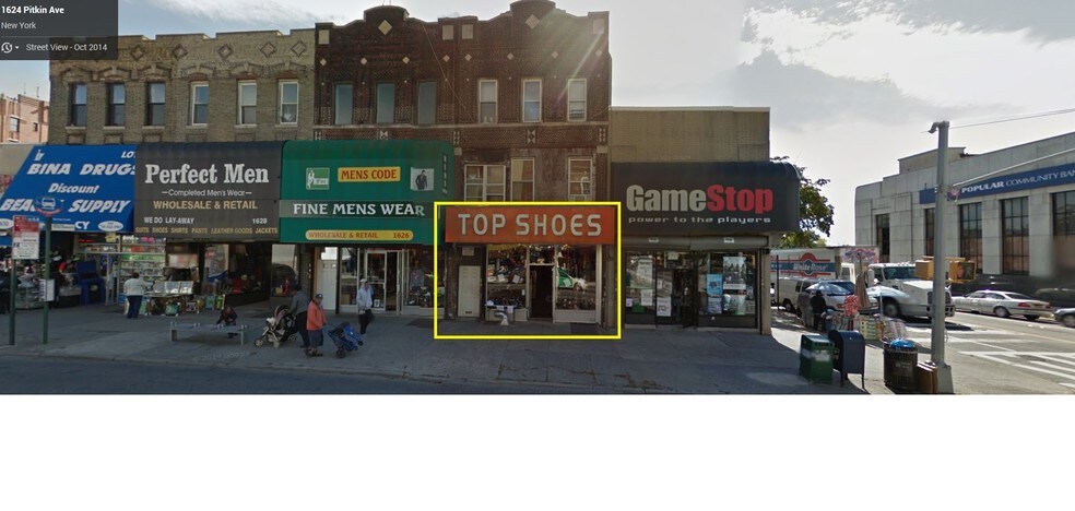 1624 Pitkin Ave, Brooklyn, NY à louer - Photo de l’immeuble – Image 1 sur 1