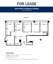 1030 W Georgia St, Vancouver, BC à louer Plan d’étage– Image 1 sur 1