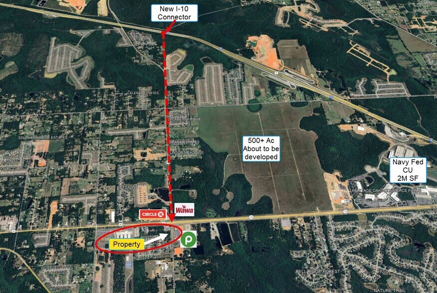 8701 Beulah Rd, Pensacola, FL à vendre - Aérien – Image 2 sur 2