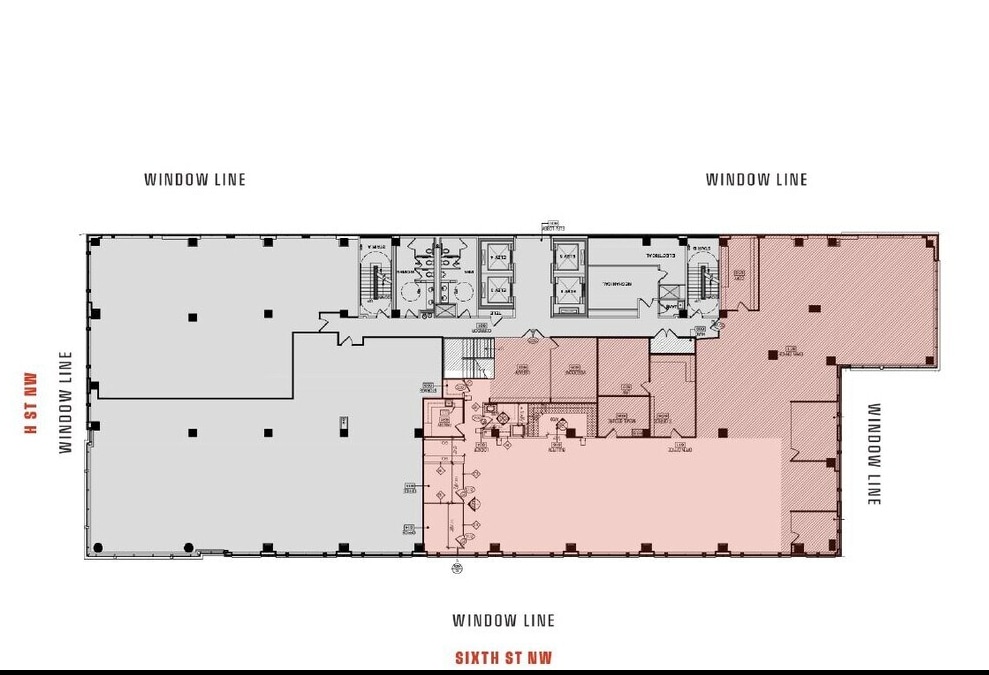 777 6th St NW, Washington, DC à louer Plan d’étage– Image 1 sur 1