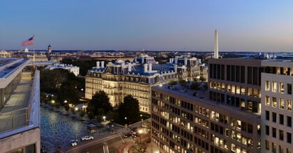 1717 Pennsylvania Ave NW, Washington, DC - Vue aérienne  vue de carte