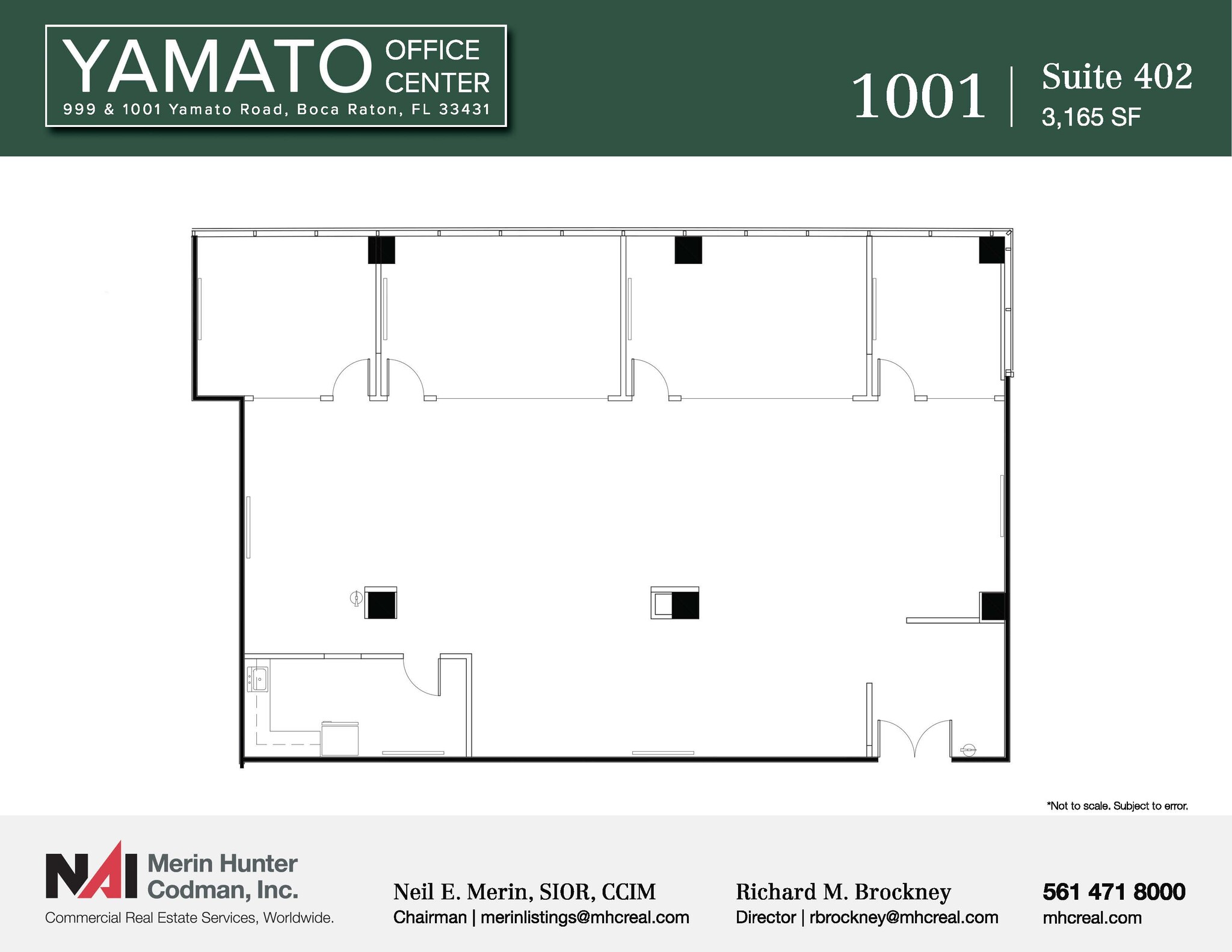 999 Yamato Rd, Boca Raton, FL à louer Plan d’étage– Image 1 sur 11