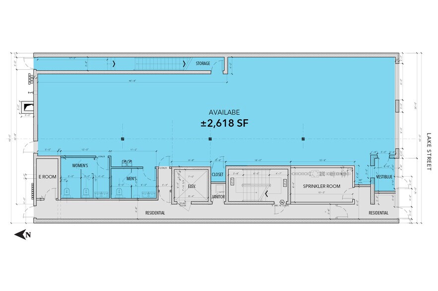 1034-1036 Lake St, Oak Park, IL à louer - Plan d’étage – Image 3 sur 3