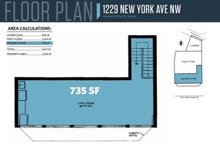 1229 New York Ave NW, Washington, DC à vendre Plan d’étage– Image 1 sur 1