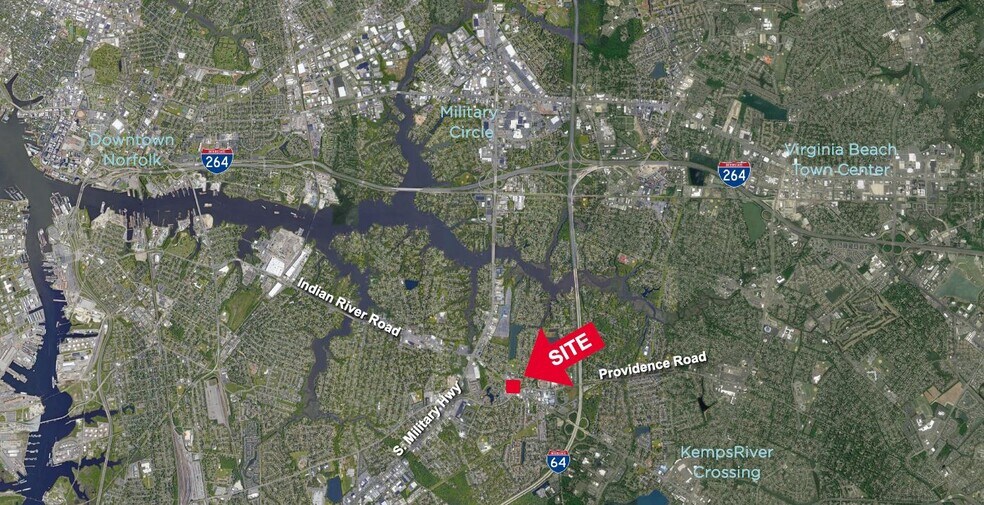 Indian River Road & Providence Road, Virginia Beach, VA à vendre - Aérien – Image 3 sur 3