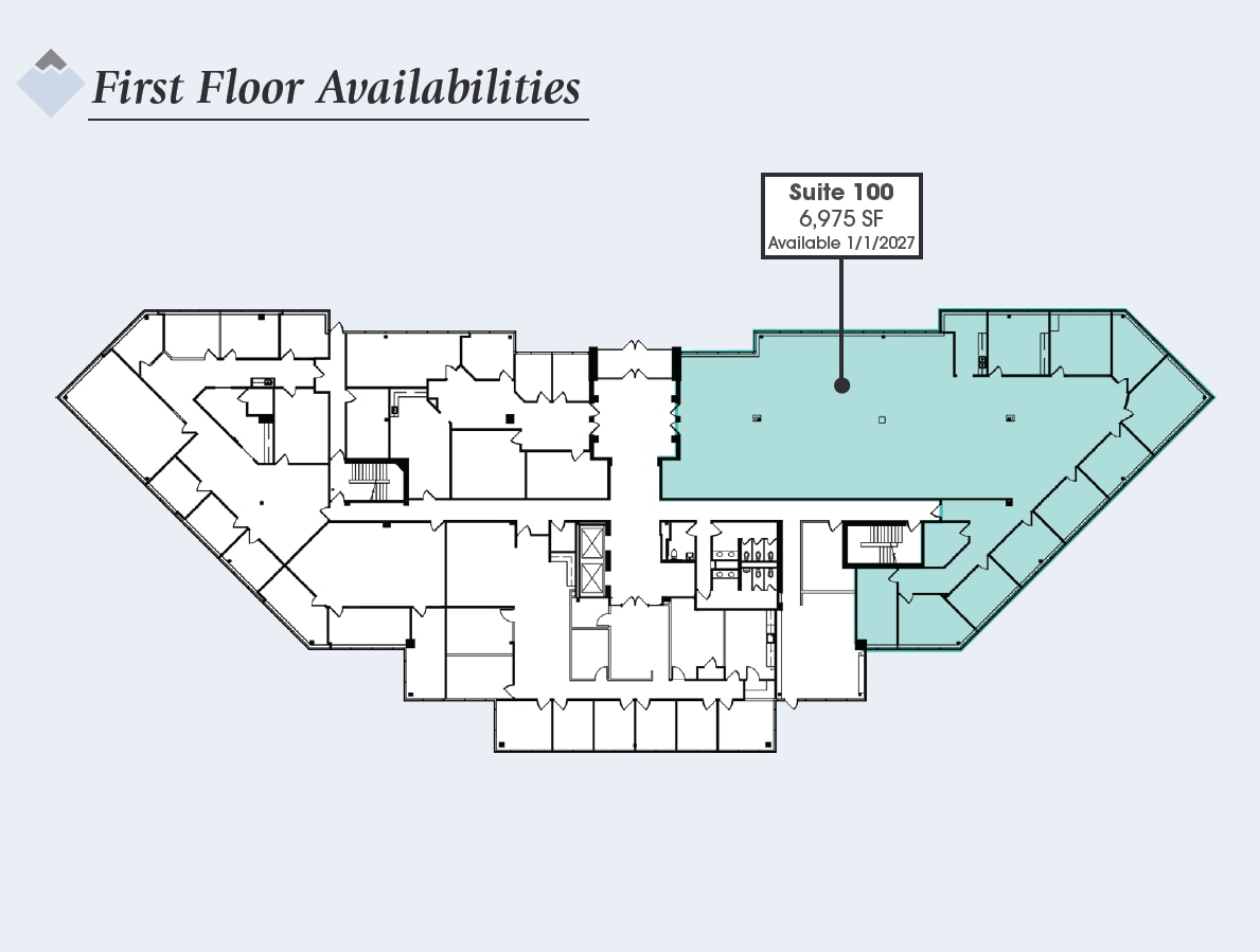425 S Woods Mill Rd, Town and Country, MO à louer Plan d’étage– Image 1 sur 1