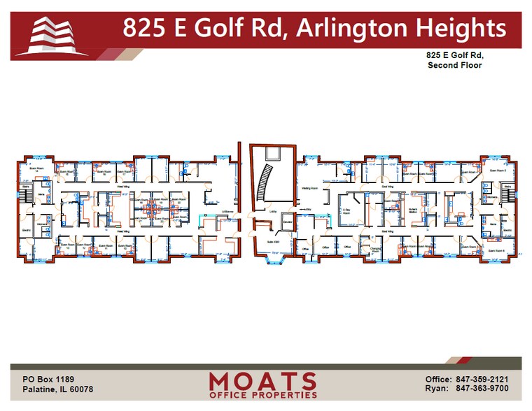 825 E Golf Rd, Arlington Heights, IL à louer - Plan d’étage – Image 3 sur 12