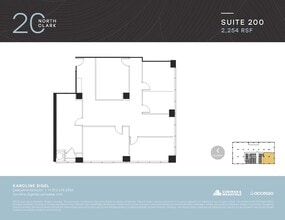 20 N Clark St, Chicago, IL à louer Plan d’étage– Image 1 sur 1