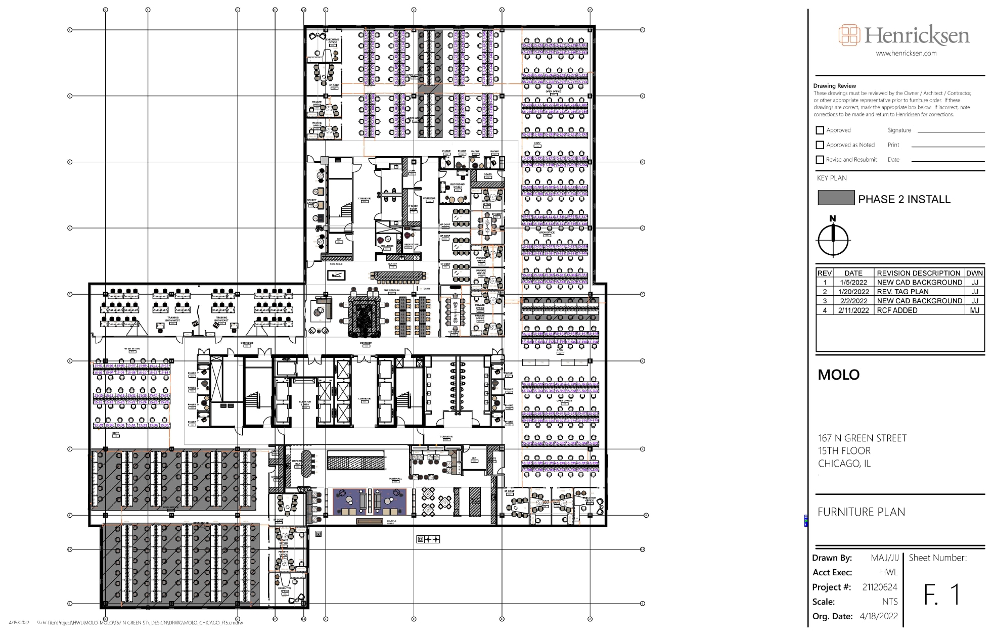 167 N Green St, Chicago, IL à louer Plan d’étage– Image 1 sur 1