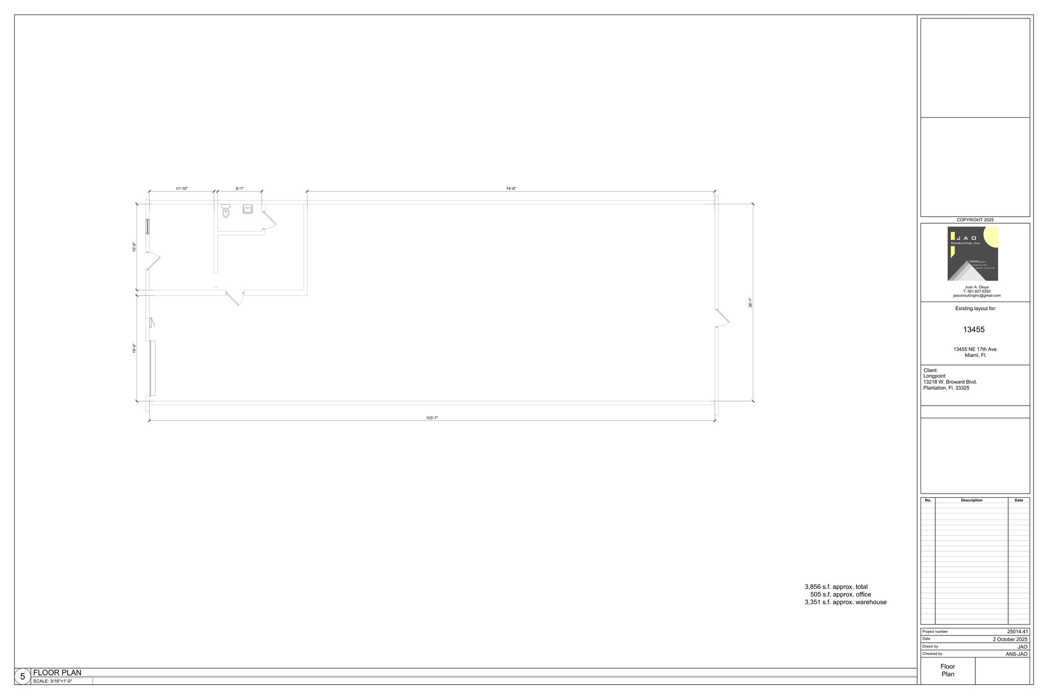 13251-13455 NE 17th Ave, Miami, FL à louer Plan de site– Image 1 sur 1