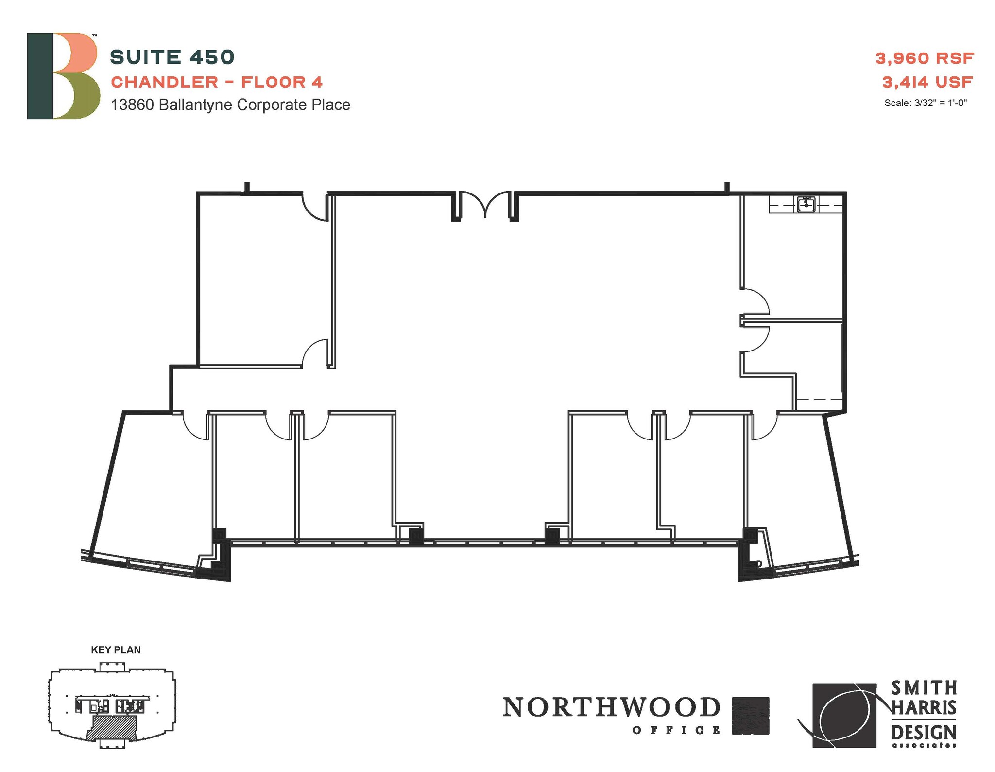 13860 Ballantyne Corporate Pl, Charlotte, NC à louer Plan d’étage– Image 1 sur 1