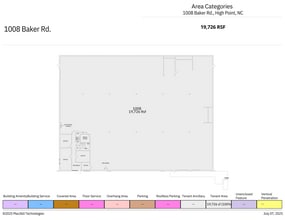 1008 Baker Rd, High Point, NC à louer Plan d’étage– Image 1 sur 1