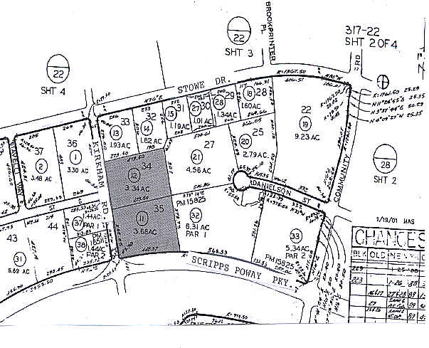 12255 Kirkham Rd, Poway, CA à louer - Plan cadastral – Image 2 sur 9