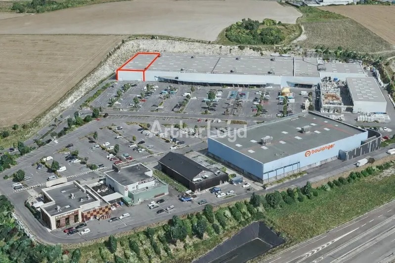 Local commercial dans Thillois à louer - Aérien – Image 3 sur 3