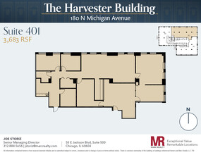 180 N Michigan Ave, Chicago, IL à louer Plan d’étage– Image 1 sur 1