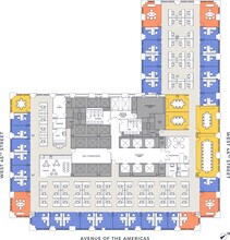 1177 Avenue Of The Americas, New York, NY à louer Plan d’étage– Image 2 sur 5
