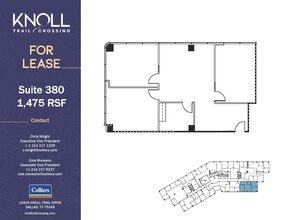 15400 Knoll Trail Dr, Dallas, TX à louer Plan d’étage– Image 1 sur 2